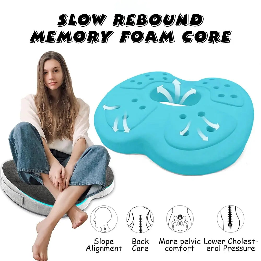 Ergonomic Pregnancy to Postpartum Memory Foam Donut Cushion