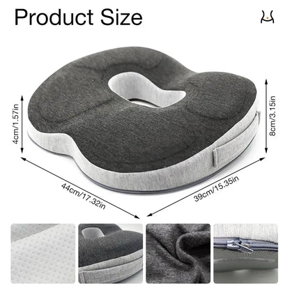 Ergonomic Pregnancy to Postpartum Memory Foam Donut Cushion